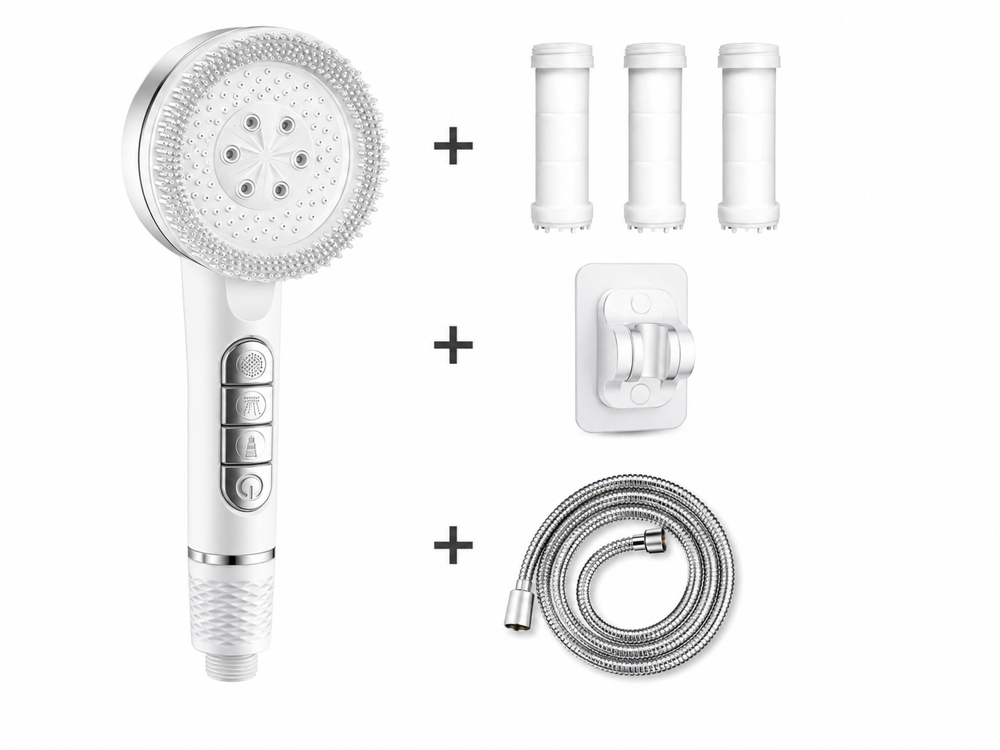 Pommeau de Douche Filtrant | Anti-Calcaire & Haute Pression