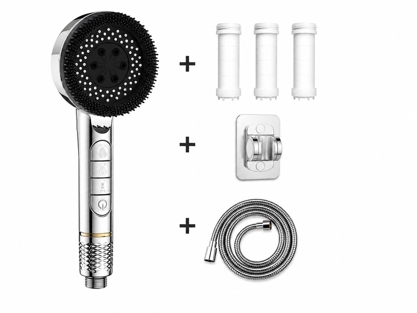 Pommeau de Douche Filtrant | Anti-Calcaire & Haute Pression