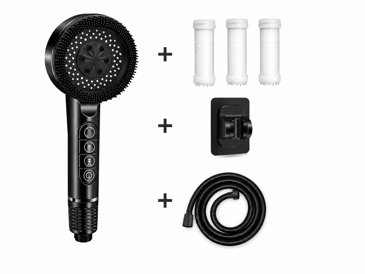Pommeau de Douche Anti-Calcaire & Haute Pression